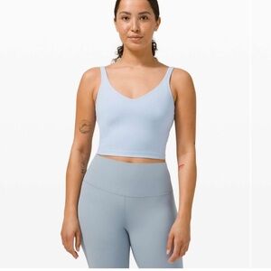 Lululemon Align Tank Blue Linen Tank Top Size 12